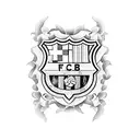 fc barcelona tattoo design idea