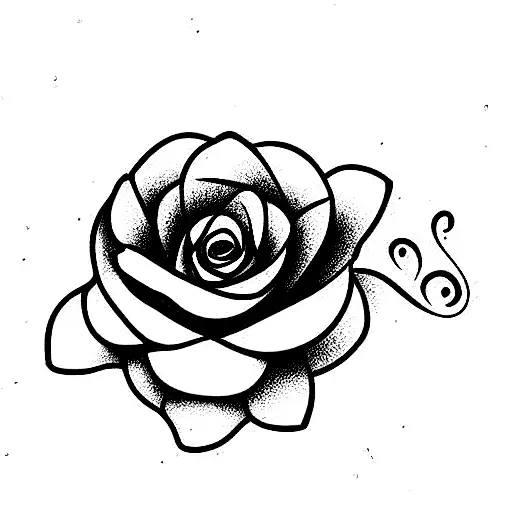 flower made from the words "there's water in the flowers, let's grow" tattoo design idea
