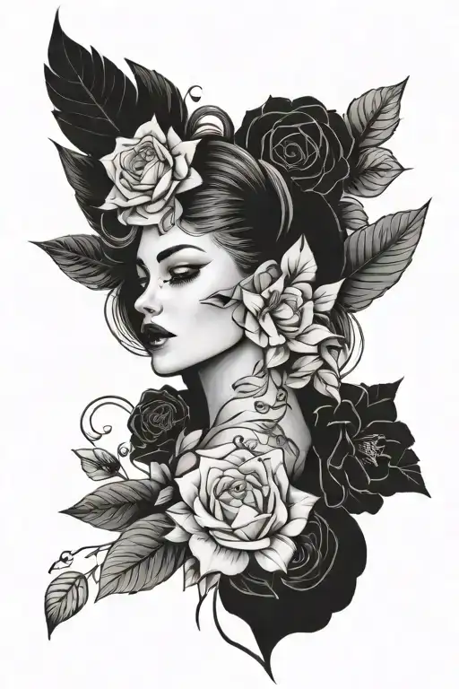 Girly minimalist tattoo tattoo design idea