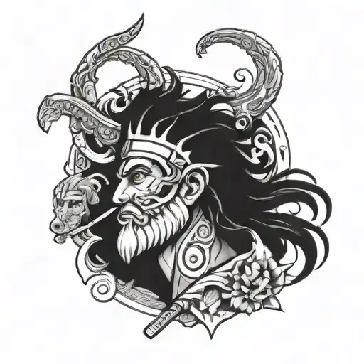 forearm greek gods and things from olympus tattoo design idea