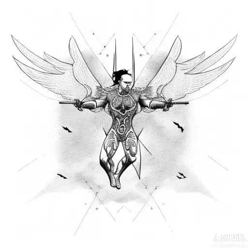 icarus tattoo design idea