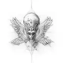 icarus tattoo design idea