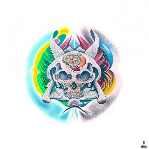 body organs tattoo design idea