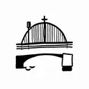 amsterdam style bridge  tattoo design idea