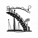 amsterdam style bridge  tattoo design idea