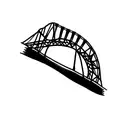 amsterdam style bridge  tattoo design idea