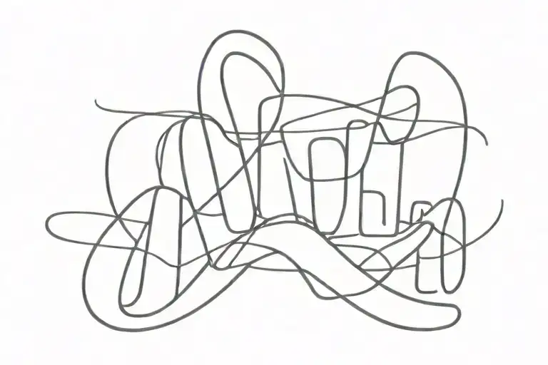 I think, therefore I am  tattoo design idea