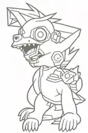digimon tattoo design idea