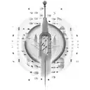 A heartbeat waveform transformed into sheet music tattoo design idea