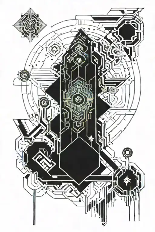 Success and focus tattoo design idea