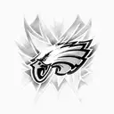 Philadelphia eagles logo mauri  tattoo design idea