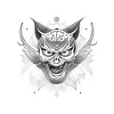 beelzebub trippy lsd tattoo design idea