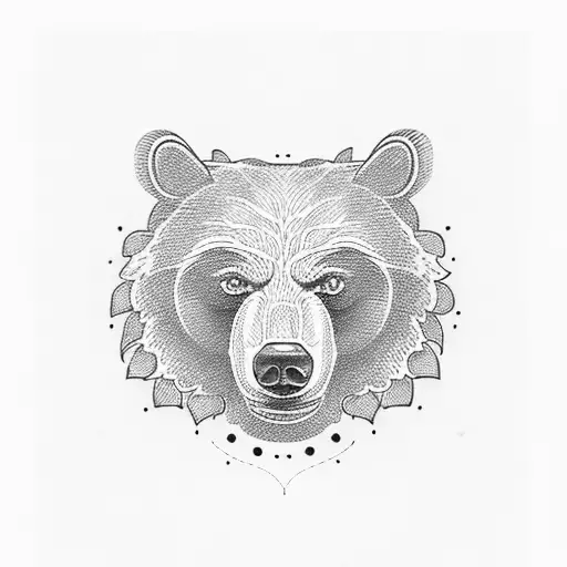 Madrid bear and strawberry tree tattoo design idea