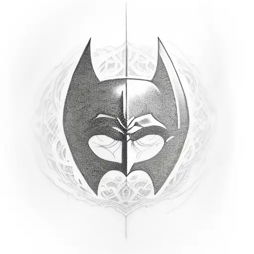 Dark knight, one ring, the one ring text arround tattoo design idea