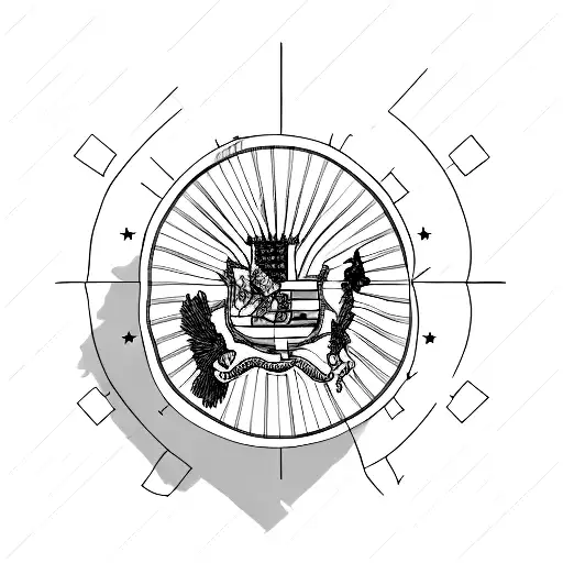 a single flag. Half flag of Venezuela and the other half the flag of Canada tattoo design idea