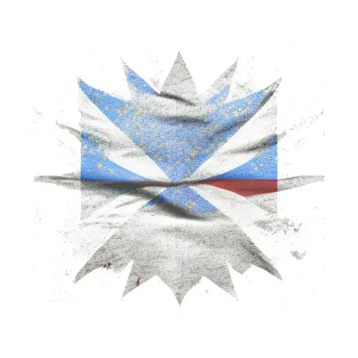 a single flag. Half flag of Venezuela and the other half the flag of Canada tattoo design idea