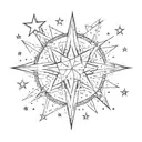 a tattoo describing disappointment, small stars may be present. mainly focusing on disappointment in life. any symbols c tattoo design idea