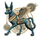 Anubis piramitler saat göz ranın gözü Karakalem  dövme çalışması  tattoo design idea