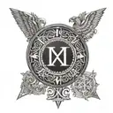 Of This We Are Witnesses in Greek Bible tattoo design idea