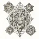 Of This We Are Witnesses in Greek Bible tattoo design idea