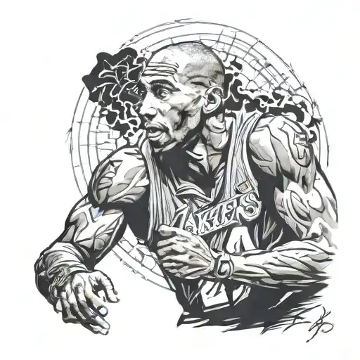 Kobe Bryant mamba mentality tattoo design idea