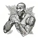 Kobe Bryant mamba mentality tattoo design idea