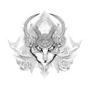 told tin pipe chipney tattoo design idea