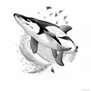 orca tattoo design idea