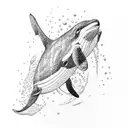 orca tattoo design idea