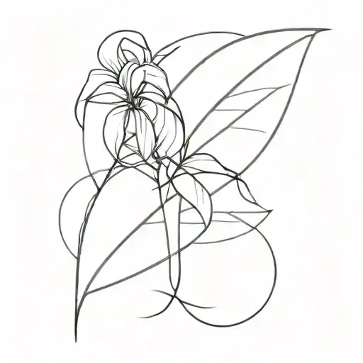 double L tattoo design idea