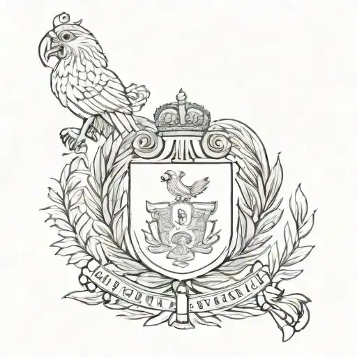 Peruvian Flag tattoo design idea