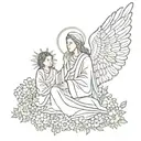 Blessing tattoo design idea