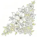 Blessing tattoo design idea