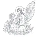 Blessing tattoo design idea