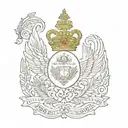 Peruvian Flag tattoo design idea