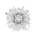 Incorporate the word"In-yeon" into the design, emphasizing simplicity and elegance. Consider elements of destiny tattoo design idea