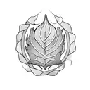 acorn tattoo design idea