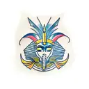 pharaoh  tattoo design idea