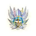 pharaoh  tattoo design idea
