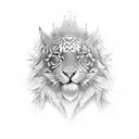 KP (overlapping) tattoo design idea