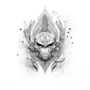 KP (overlapping) tattoo design idea