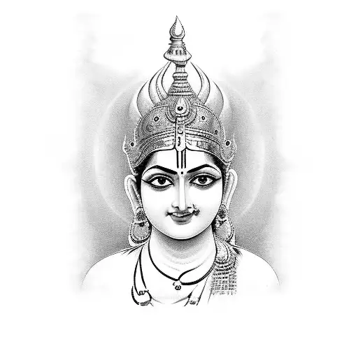 Lord Rama tattoo design idea