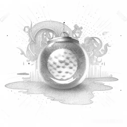 Mirrorball tattoo design idea