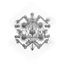 psilocybin molecule  tattoo design idea