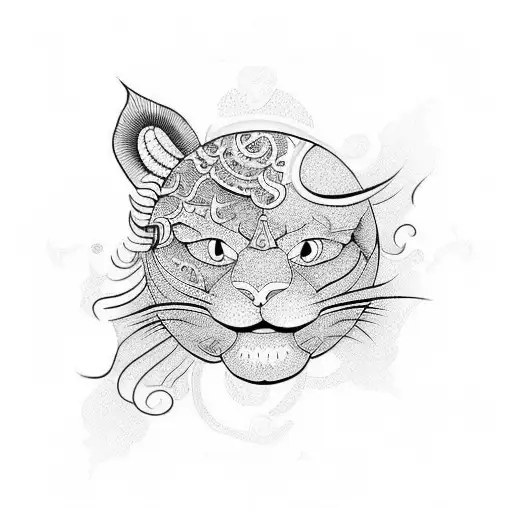 Chinese inspired tattoo design idea