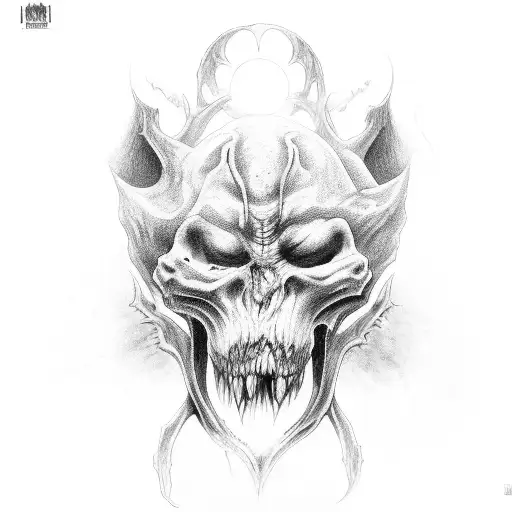 gates of madness from Oblivion game tattoo design idea