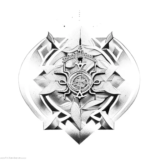 Make an upper back tattoo with Greek leaves that go trap to trap and above them say “Jesus is king” tattoo design idea
