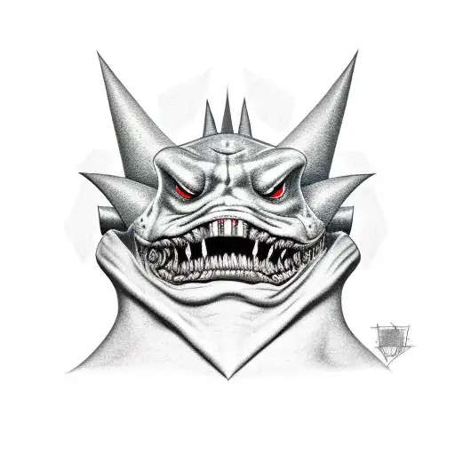  gengar  tattoo design idea