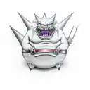  gengar  tattoo design idea