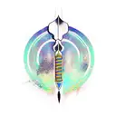 Dagger tattoo design idea